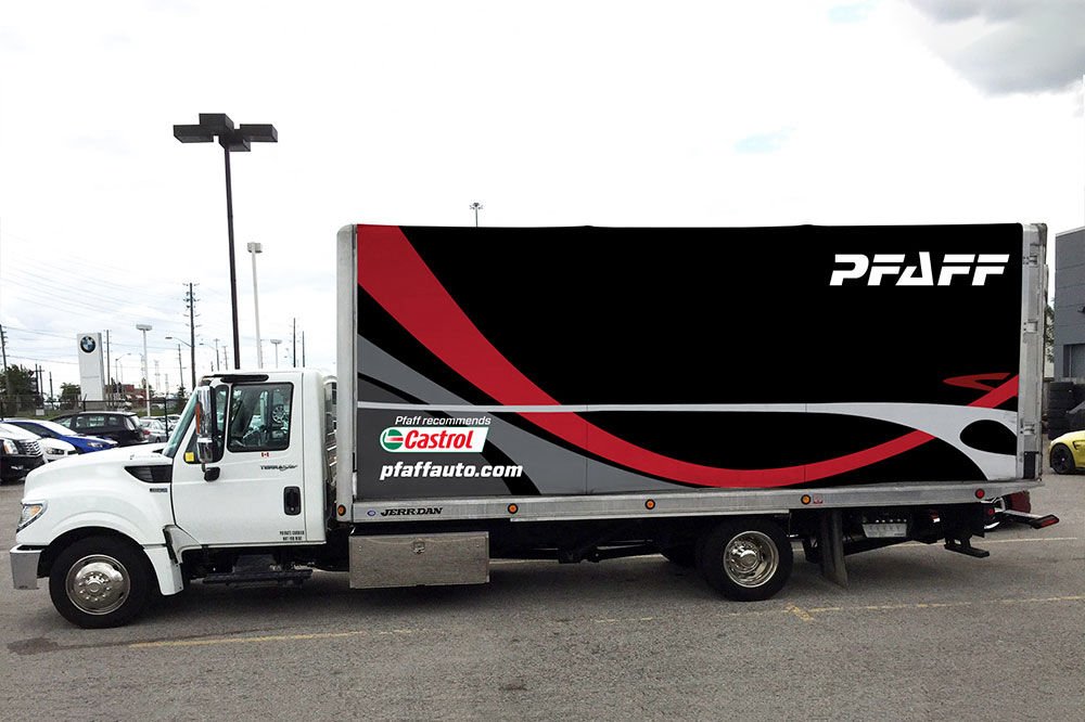 Pfaff delivery truck