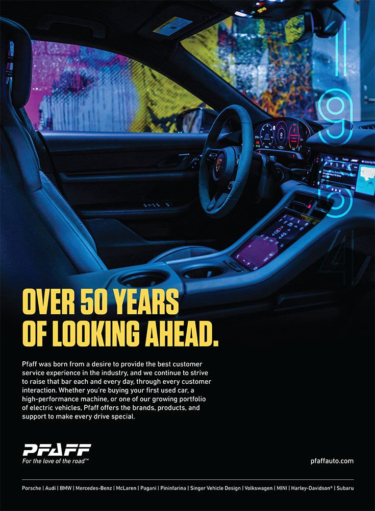 Pfaff magazine print ad